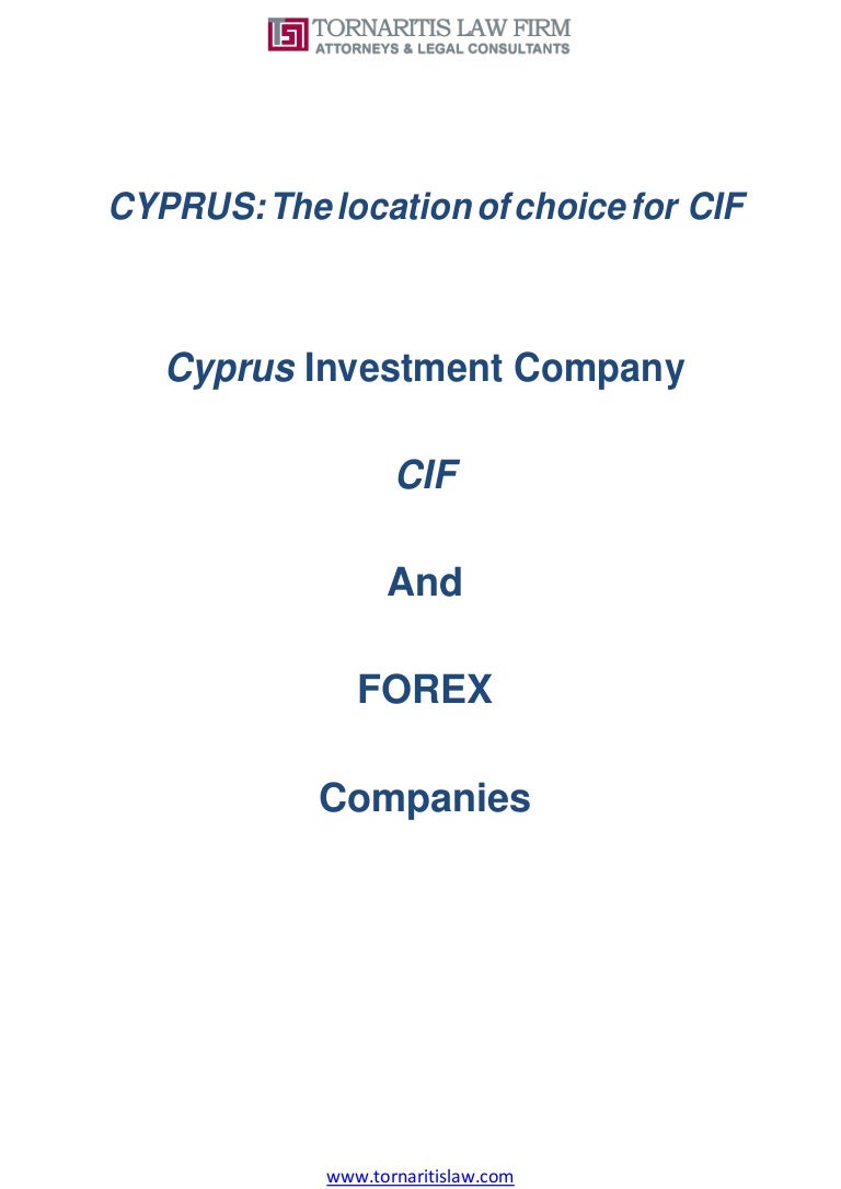 Cyprus Cif Forex Registration Procedures - 