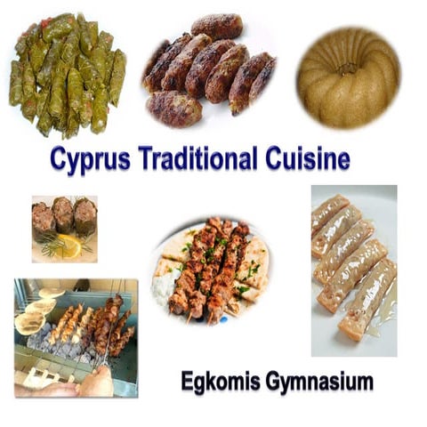 Cyprus traditional cuisine 