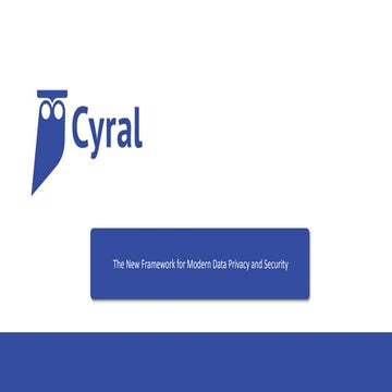 The New Framework for Modern Data Privacy and Security