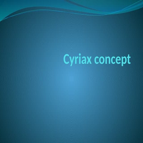 Cyriax concept...................... .ppt