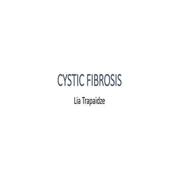 CYSTIC FIBROSIS.pptx for medical students