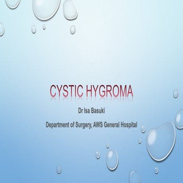 Cystic hygroma