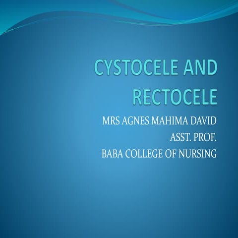 Cystocele | PPTX
