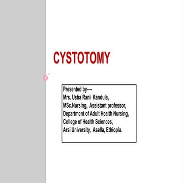 Cystotomy