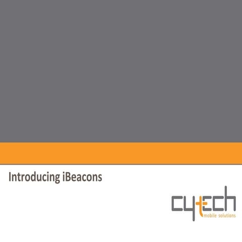 Cytech iBeacon Primer