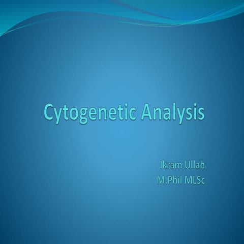 Cytogenetic analysis