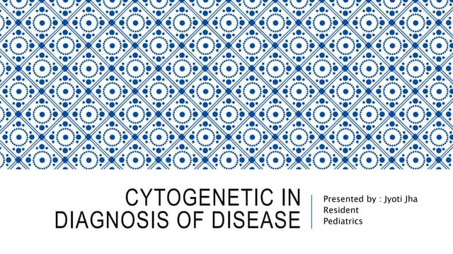 Comparative genomic hybridization | PPTX