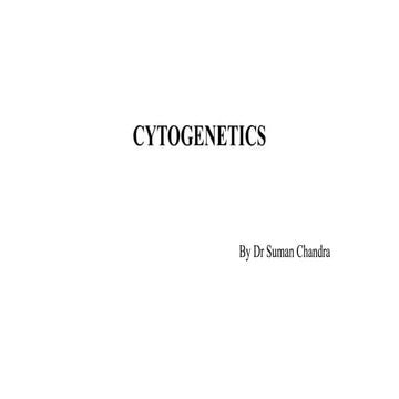 Cytogenetics | PDF