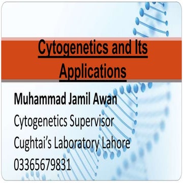 Intorduction to Cytogenetics
