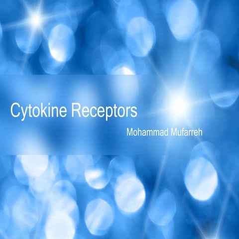 Cytokine Receptors, Mohammad Mufarreh Ali