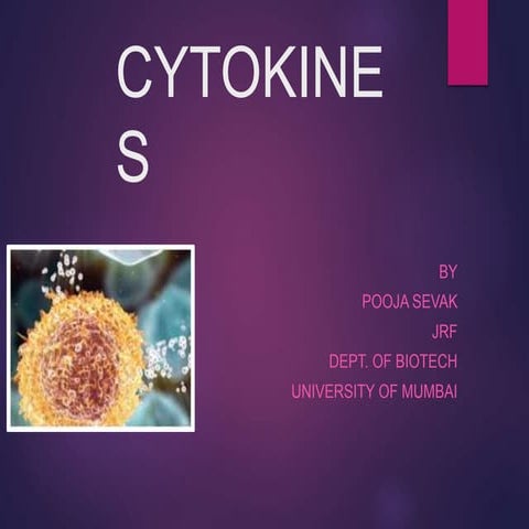 cytokines-introduction- classification and function