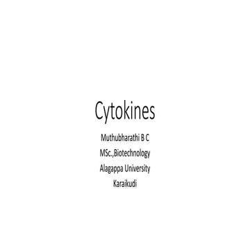 Cytokines
