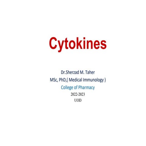 Cytokines and their role in immune regulation.pptx