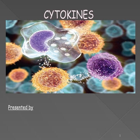 cytokines and its role in health and periodontal diseases.pptx
