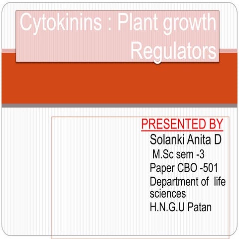 Cytokinins