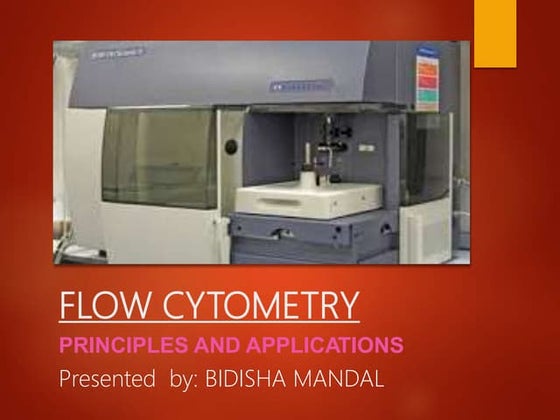 Flow cytometry: Principles and Applications | PPTX