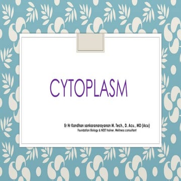 Cytoskeleton: The Structural Framework of the Cell