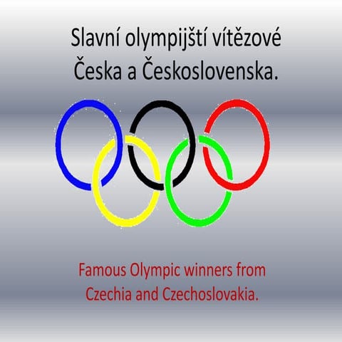 Czech olympic medailists