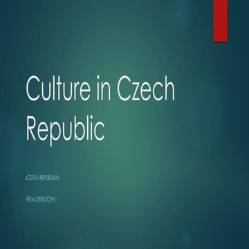 Czech Republic Culture | PPT