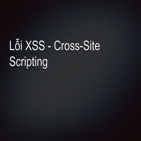 Xss