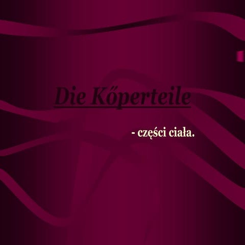 Czesci ciala karolina karaban_j.niem