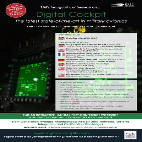 SMi's Inaugural Digital Cockpit Conference