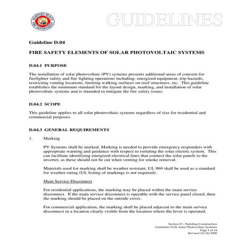 Photovoltaic Permit Packet | PDF