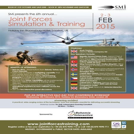 SMi Group's 6th annual Joint Forces Simulation & Training conference