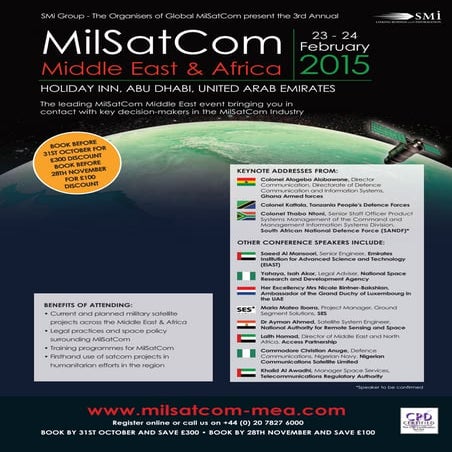 SMi Group's MilSatCom Latin America | PDF