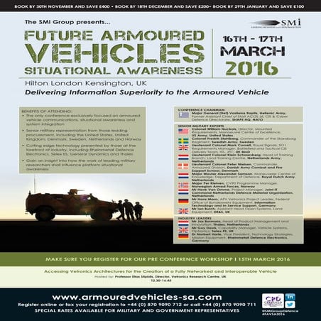 SMi Group's Future Armoured Vehicles Situational Awareness 2016