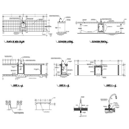 D 09 detalle mesa de laboratorioss-model