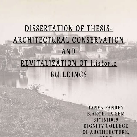 D.o.t restoration and revitalizaion of historical buildings | PPTX
