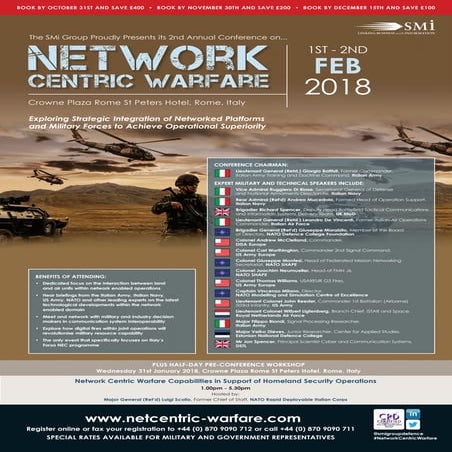 SMi Group's Network Centric Warfare 2018 conference