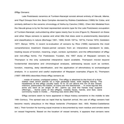 D.O. Effigy Censer Paper