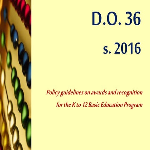 D.o. 36, s. 2016 ppt