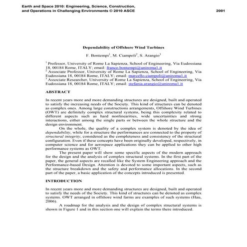 Dependability of Offshore Wind Turbines