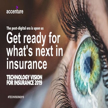 Technology Vision for Insurance 2019
