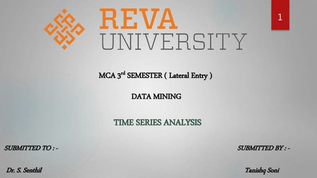 D.M time series analysis