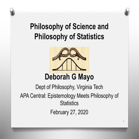 Philosophy of Science and Philosophy of Statistics