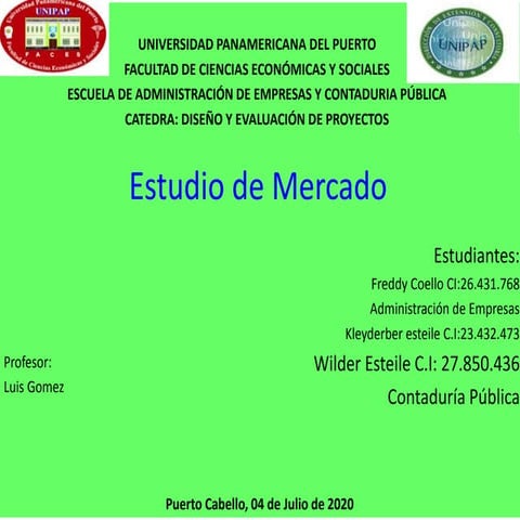 Estudio de Mercado