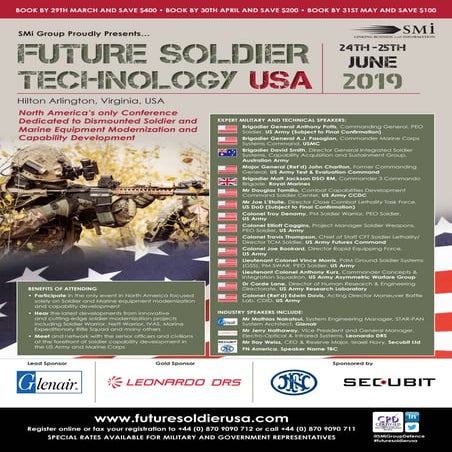 SMi Group's Future Soldier Technology USA 2019 conference