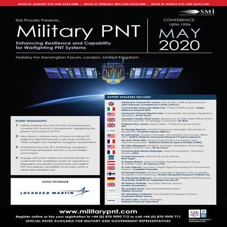 SMi Group's Military PNT 2020 conference