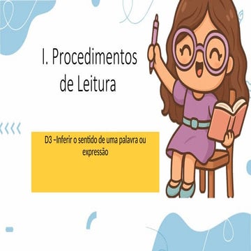 D3 –Inferir o sentido de uma palavra ou expressão | PPT