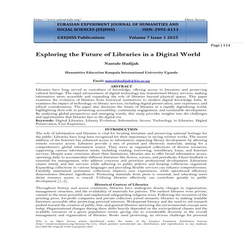 Exploring the Future of Libraries in a Digital World (www.kiu.ac.ug)