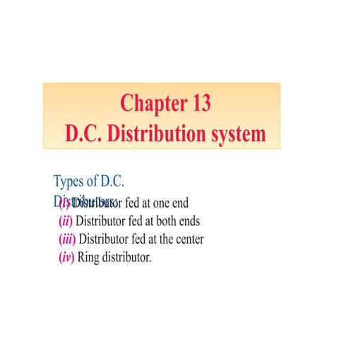 D.C Distribution .pptx
