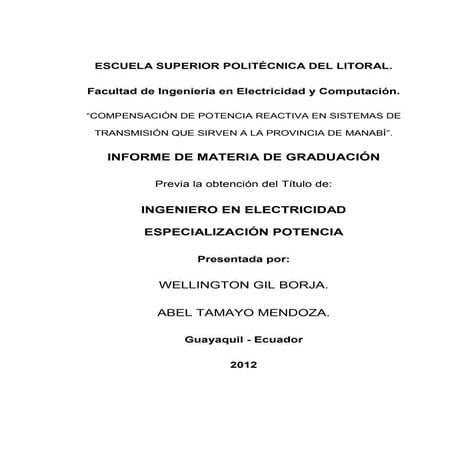 Sistemas de potencia