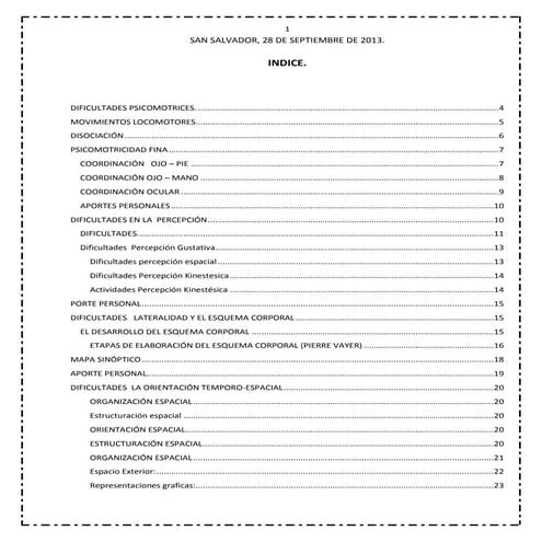 Dificultades del aprendizaje II