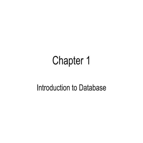 D I T211 Chapter 1 | PPT | Databases | Computer Software and Applications