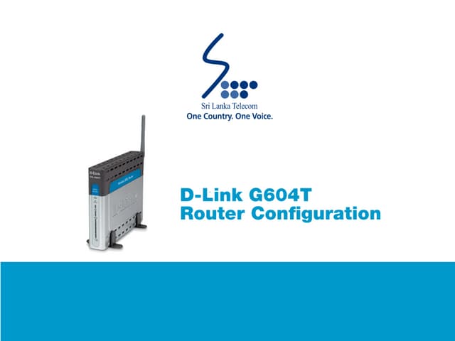 PROLINK H5200C Router Configuration Guide | PDF