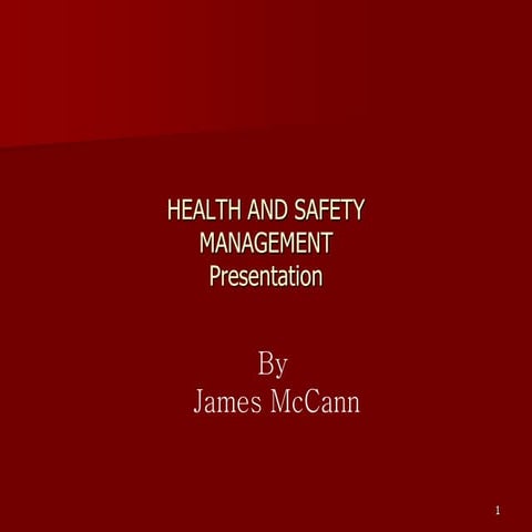 D  Part 9 H & S Regs Revision By J Mc Cann